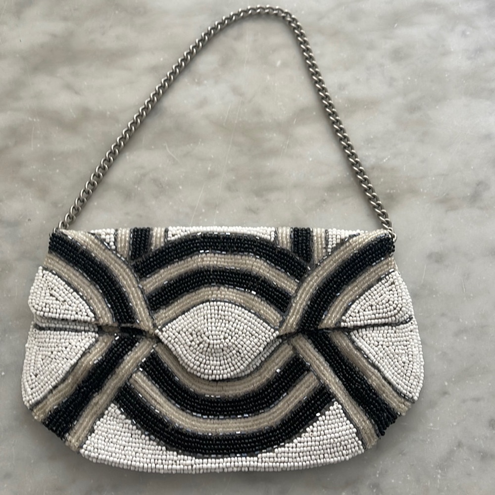 Beaded evening handbag